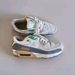 Nike Air Max 90 SE Moving Company Sail White Brown Sneakers DV2614-100 Mens 9.5